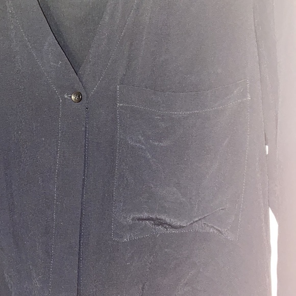 Topshop Black Button Down - Picture 2 of 6